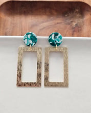 Rebecca Earrings - Sea Green - Sea Green / OneSize