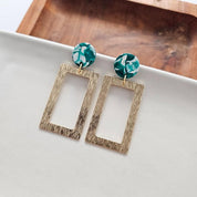 Rebecca Earrings - Sea Green - Sea Green / OneSize