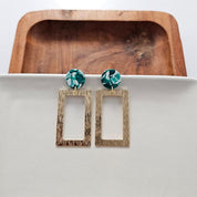 Rebecca Earrings - Sea Green - Sea Green / OneSize