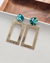 Rebecca Earrings - Sea Green - Sea Green / OneSize