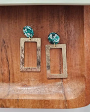 Rebecca Earrings - Sea Green - Sea Green / OneSize