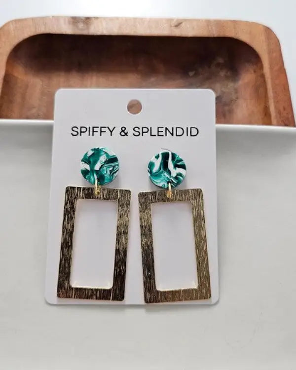 Rebecca Earrings - Sea Green - Sea Green / OneSize