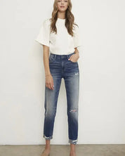 RELAXED BOYFRIEND JEANS - DARK