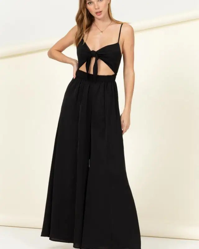 Remember Me Cutout Wide Leg Jumpsuit