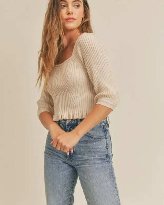 Rib Knit Top