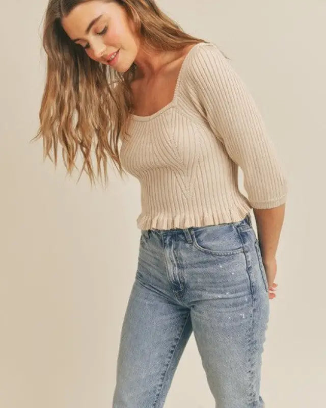 Rib Knit Top