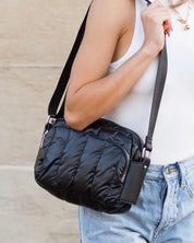 River Metallic Puffer Crossbody