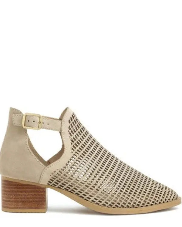 ROSALYN BLOCK HEELED CUT-OUT SANDAL