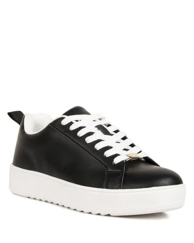 Rouxy Faux Leather Sneakers