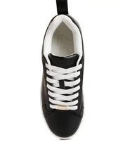 Rouxy Faux Leather Sneakers