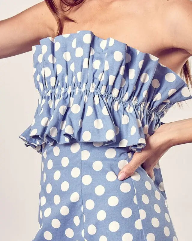 Ruffle Polka Dot Dress