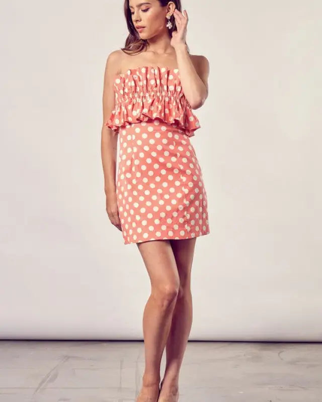 Ruffle Polka Dot Dress