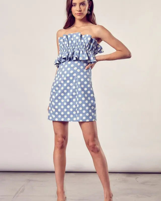 Ruffle Polka Dot Dress