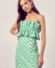 Ruffle Polka Dot Dress