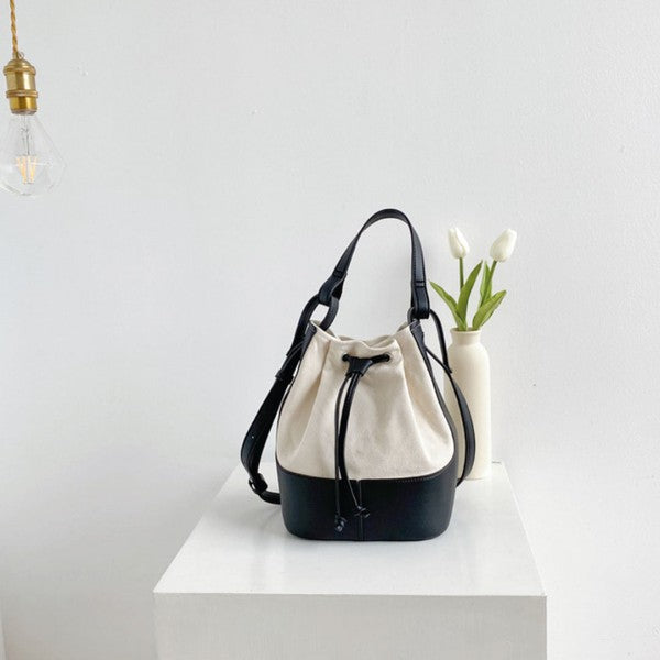 Sabine Drawstring Bag - Black / OS