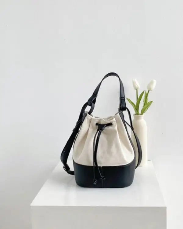 Sabine Drawstring Bag - Black / OS