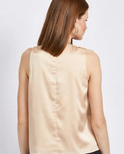 Saige Sleeveless Blouse With Twist Front