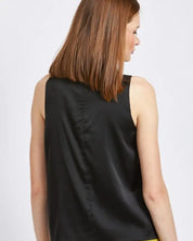 Saige Sleeveless Blouse With Twist Front