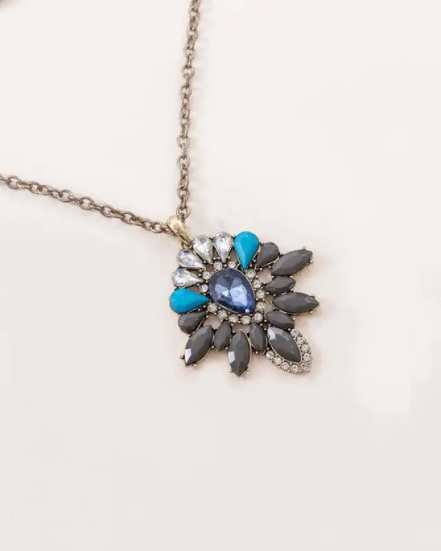 Sapphira Pendant Necklace - Blue / OS