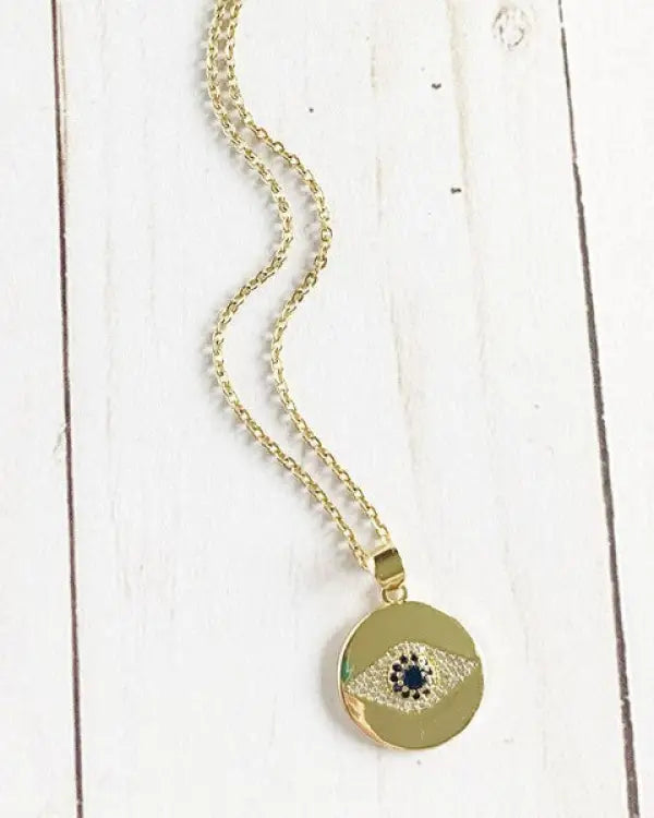 Sapphire Eye Necklace