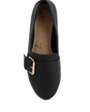 Saskia Pin Buckle Loafers