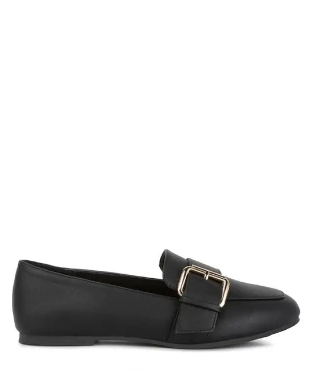 Saskia Pin Buckle Loafers