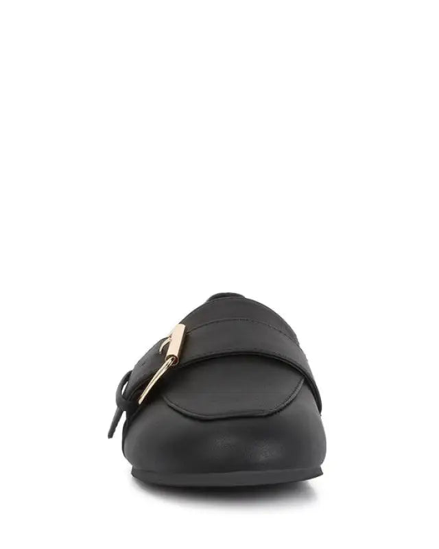 Saskia Pin Buckle Loafers