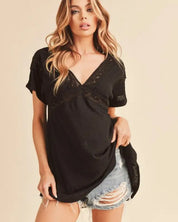 SENA TOP - BLACK / S