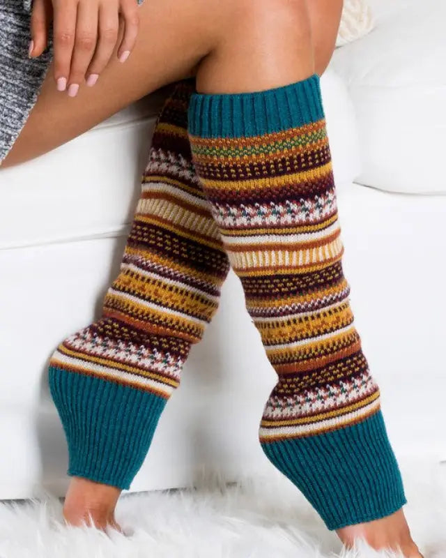 Short Fairisle Legwarmer