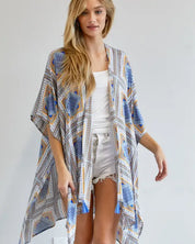 Short Sleeve Loose Duster