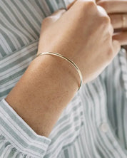 Skinny Cuff Bracelet - Gold / One Size