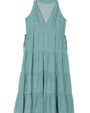 SL V neck tier dress