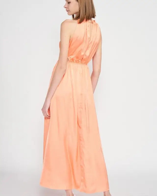 Sleeveless Maxi Dress With Cutout