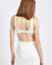 Sleeveless Open Back Mini Dress