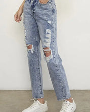 SLIM BOYFRIEND JEANS