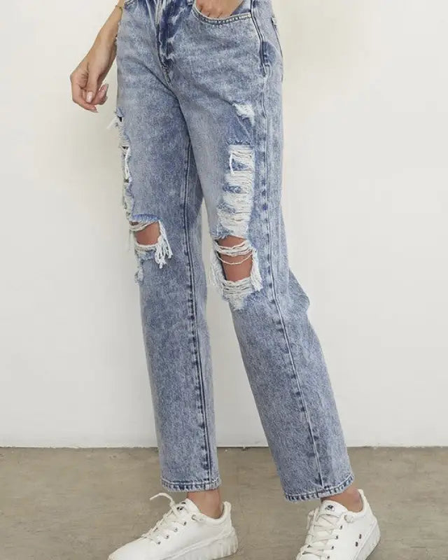 SLIM BOYFRIEND JEANS