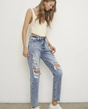 SLIM BOYFRIEND JEANS