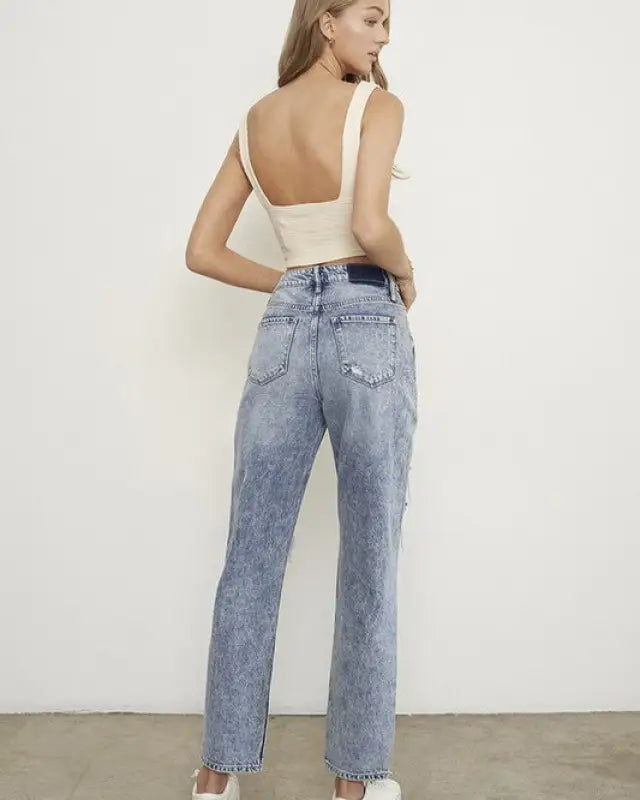 SLIM BOYFRIEND JEANS