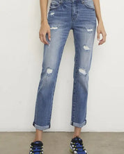 SLIM FIT BOYFRIEND JEANS