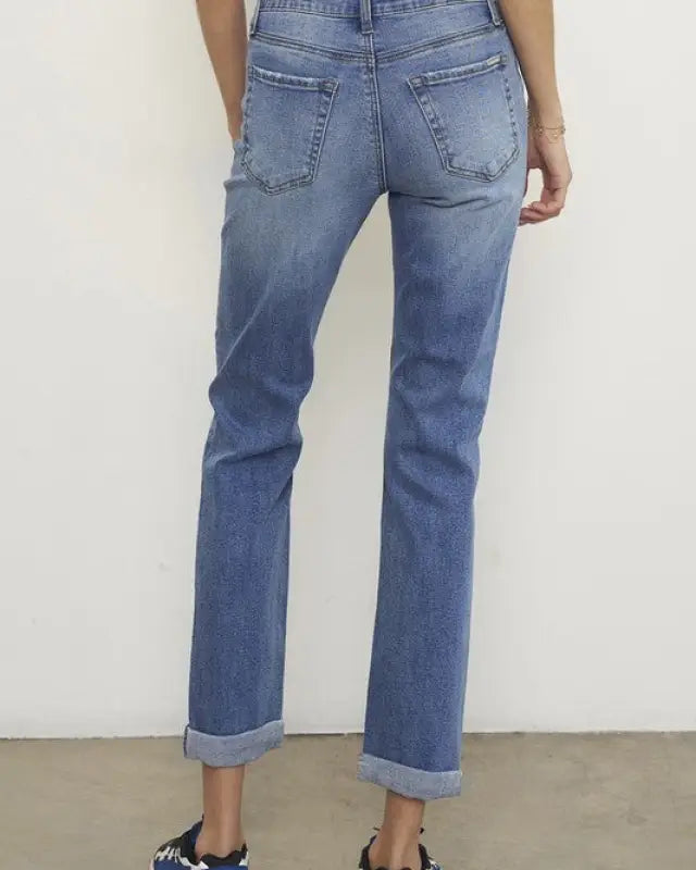 SLIM FIT BOYFRIEND JEANS