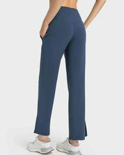 Slit Sport Pants - Peacock Blue / 4