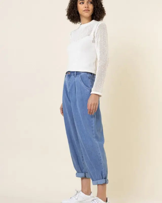 Slouchy High Waisted Jeans