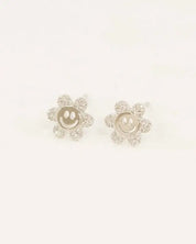 Smiley Flowers Stud Earrings