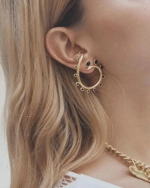 Snail Earrings - Gold / Os - Rings