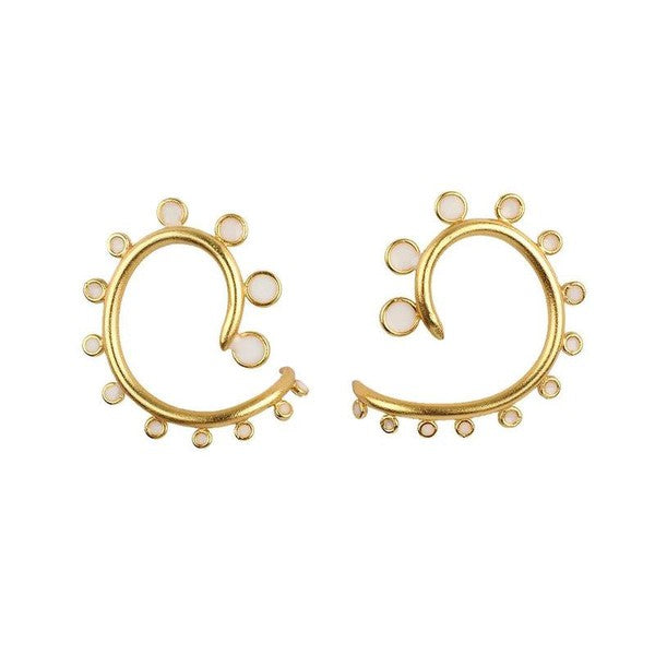 Snail Earrings - Gold / Os - Rings