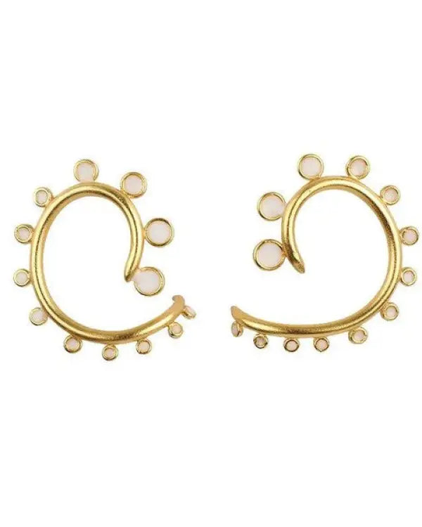 Snail Earrings - Gold / Os - Rings