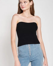 Fuzzy Swater Tube Top