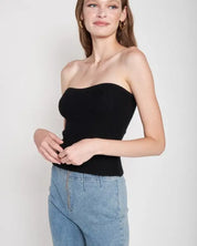 Fuzzy Swater Tube Top