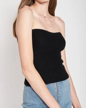 Fuzzy Swater Tube Top