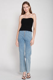 Fuzzy Swater Tube Top